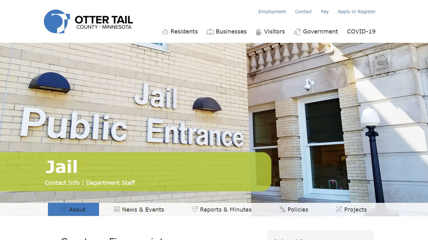 Jail | Otter Tail County, MN